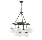 9 Light Large Chandelier by Meridian - M10098