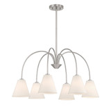 6 Light Large Chandelier by Meridian M100138 - M100138