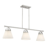 3 Light Modern Linear Chandelier by Meridian M100125 - M100125