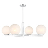 4 Light Oversized Chandelier by Meridian M100123 - M100123