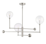 3 Light Oversized Chandelier by Meridian - M100100