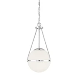 1 Light Medium Pendant 25.25 Inch Tall by Meridian - M7025