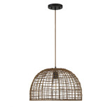 1 Light Large Pendant 12 Inch Tall by Meridian - M70105