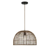 1 Light Large Pendant 12 Inch Tall by Meridian - M70105
