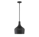 1 Light Mid Century Modern Small Pendant 14 Inch Tall by Meridian - M70020