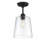 1 Light 10 Inch Wide Modern Semi Flush Mount by Meridian - M60010
