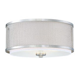3 Light 14.75 Inch Wide Flush Mount by Meridian - M60018