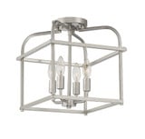 4 Light 12 Inch Wide Semi Flush Mount by Meridian - M60061