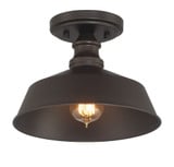 1 Light 10 Inch Wide Vintage Semi Flush Mount by Meridian - M60068