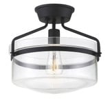 1 Light 11 Inch Tall Semi Flush Mount by Meridian - M60011