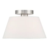 1 Light 12 Inch Wide Semi Flush Mount by Meridian - M60077