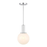 1 Light Small Pendant 13.25 Inch Tall by Meridian - M7050