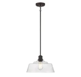 1 Light Vintage Medium Pendant 15 Inch Wide by Meridian - M7023