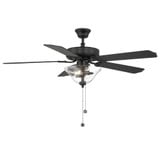 5 Blade Ceiling Fan with Light Kit 52 Inches Blade Span by Meridian - M2019