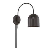 1 Light Adjustable Wall Sconce 13 Inch Tall by Meridian - M90045