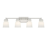4 Light Contemporary Vanity Light 32 Inch Wide by Meridian - M80059