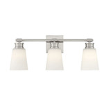 3 Light Contemporary Vanity Light 23 Inch Wide by Meridian - M80055
