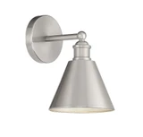 1 Light Mid Century Modern Wall Sconce 10 Inch Tall by Meridian - M90087