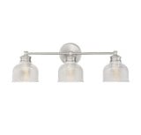 3 Light Mid Century Modern Vanity Light 24.5 Inch Wide by Meridian - M80035