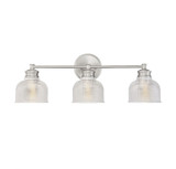 3 Light Mid Century Modern Vanity Light 24.5 Inch Wide by Meridian - M80035