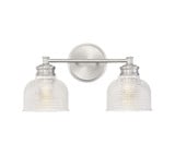 2 Light Vanity Light 9.25 Inch Tall by Meridian - M80034