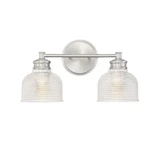 2 Light Vanity Light 9.25 Inch Tall by Meridian - M80034