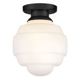 Penny 5W 1 LED Small Flush Mount 15.75 Inch Tall and 12 Inch Wide by Lark - 84323