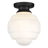 Penny 5W 1 LED Small Flush Mount 15.75 Inch Tall and 12 Inch Wide by Lark - 84323
