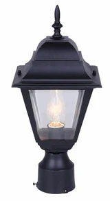 1 Light Outdoor Post Mount 16.75 x 7.25 Inches by Canarm - IOL1311