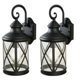 Sonoma 1 Light Outdoor Wall Lantern by Canarm - IOL182TBK