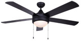 Preston 3 Blade Ceiling Fan with Light Kit 52 Inches Wide by Canarm Inc - CF52PR