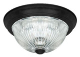 2 Light 11 Inch Wide Flush Mount by Canarm Inc - IFM211MBK