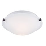 2 Light 12 Inch Wide Flush Mount by Canarm Inc - IFM161251