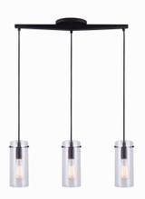Joni 3 Light Mini Pendant by Canarm Inc - IPL759A03BK