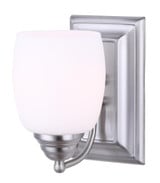 Griffin 1 Light Vanity Light by Canarm - IVL259A01BPT