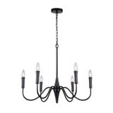Brielle 6 Light Medium Chandelier by Canarm - ICH1103A06