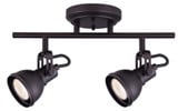 Polo  2 Light Track Light 8.5 In Tall and 14 In Wide by Canarm Inc - IT622A02BN10