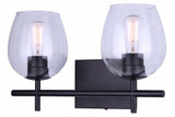 Cain 2 Light Vanity Light by Canarm - IVL1019A02BK