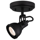 Polo 1 Light 5 Inch Wide Flush Mount by Canarm Inc - ICW622A01BK10