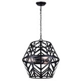 Maud 3 Light Small Chandelier by Canarm - ICH635B03BK17