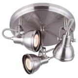 Polo 3 Light 10.5 Inch Wide Flush Mount by Canarm Inc - ICW622A03ORB10