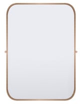 Rectangular Mirror 23 Inch Tall and 20 Inch Wide by Canarm - RT31MBK2023
