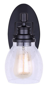 Carson 1 Light Vanity Light by Canarm - IVL705A01BK