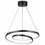 Livana LED Light Small Chandelier by Canarm - LCH259A20BK