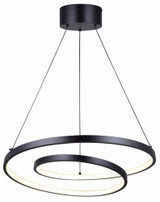 Livana LED Light Small Chandelier by Canarm - LCH259A20BK