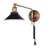 Tally 1 Light Wall Sconce by Canarm - IWF1017A01BN