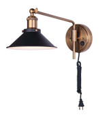 Tally 1 Light Wall Sconce by Canarm - IWF1017A01BN