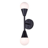 Arlowe 2 Light Wall Sconce by Canarm - IWF1125A02BK9