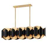Banks 12 Light Oversized linear Island Pendant by Hudson Valley - 8546