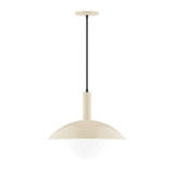 Stack 2 Half Dome Medium Pendant 16 Inch Wide by Montclair Light Works - PEBX476-G15